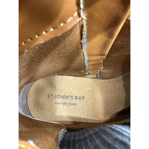 St. John's Bay Division Size 6 Chelsea Ankle Classic Boots Cognac Brown Casual - Picture 9 of 12